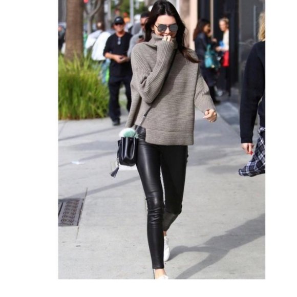 BABATON chunky kinit Turtleneck warm sweater 80%WOOL 20%CASHMERE xxs - Picture 6 of 7